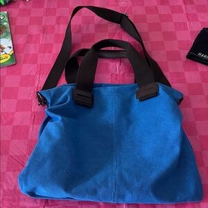 SHEIN Blue and Black Shoulder Bag